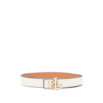 Ralph Lauren Belts, female, White, Size: M Rev LRL 20 Belt Skinny