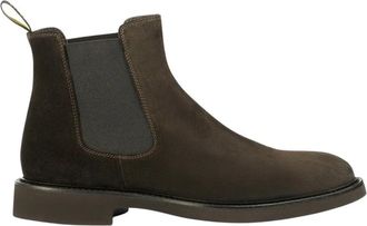 Doucal's Su&egrave;de Beatles Enkellaars - Heren - Chelseaboots - Bruin - 44 EU - Su&egrave;de - Schoenen