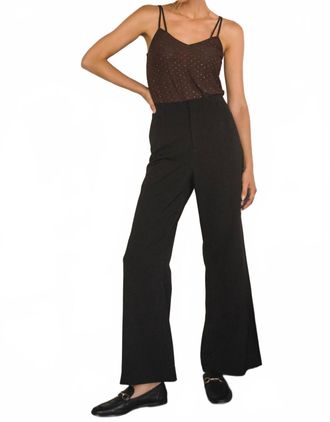 Skies Are Blue Clothing High Waist Trousers In Black