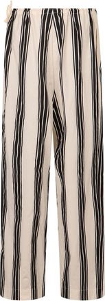 Philosophy di Lorenzo Serafini Womens Cotton Trousers - Ivory - Size EU 40 (Womens)