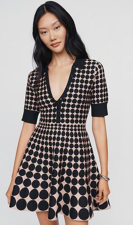 Maeve Polo Knit Mini Dress