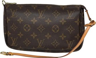 Louis Vuitton Brown Monogram Pochette Pouch (Pre-Owned)