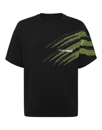 Plein Sport T-Shirt Ronde Hals Ss Scratch