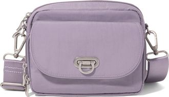 Baggallini Coastal Flip Lock Camera Bag Crossbody in Lilac at Nordstrom