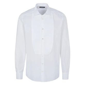 Dolce & Gabbana Klassiek Smokinghemd - Heren - Overhemden - Wit - Maat: 2XL