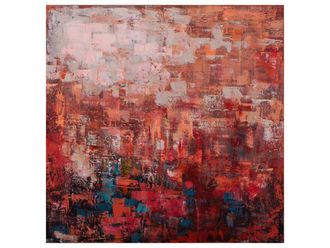 Schubiger M&ouml;bel Bild Abstrakt in Rot