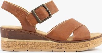 Rieker Womens Rieker 63795-22 Womens Sandals Brown - Size: 7.5