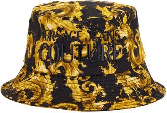 Versace Jeans Couture Bucket Hat - Dames - Hoeden - Zwart - S - Accessoires