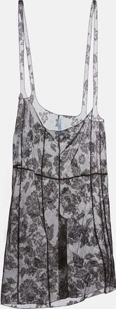 Prada Gonna midi in pizzo di cotone