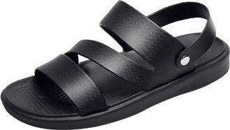 Generic Beach Shoes Mens Sandals, Slippers Mens Leather Open Mules Fashion Leisure Sandals Comfortable Outdoor Sandals Breathable Trekking Sandals Wear Resist