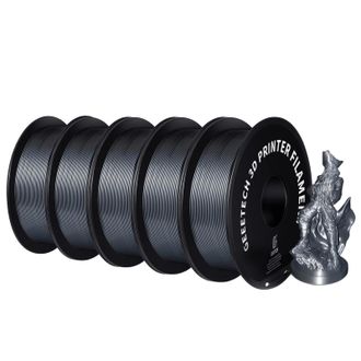 OEM Filamento Para Impresi&oacute;n 3d, Petg Duradero, F&aacute;cil De Usar, Plateado