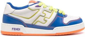 Fendi Womens Match Sneakers - White Leather - Size EU 39