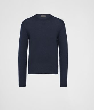 Prada Cashmere Crew-Neck Sweater