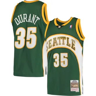 Mitchell & Ness Mens Mitchell & Ness Kevin Durant Green Seattle SuperSonics Hardwood Classics Swingman Jersey at Nordstrom, Size Xx-Large