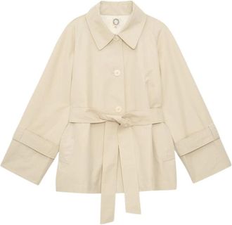 Ines De La Fressange Tess Trenchcoat - Dames - Trenchcoats - Beige - M - Katoen - Jassen