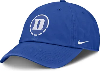 Nike Duke Natural Club Nike Mens College Adjustable Hat in Blue | NC014EVDU-YW8