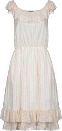 Twin-Set Womens Midi Dress In Beige