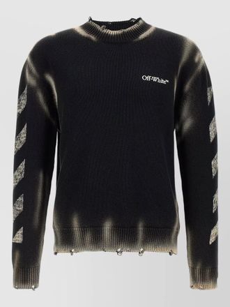 Off-white cotton sweater