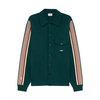 Autry Heren, Overhemden, Groen, Maat: XL Viscose