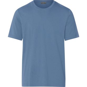 Hanro Living Shirts Cotton Crew Neck T-Shirt in Retro Blue at Nordstrom, Size Xx-Large