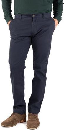 Tailor Vintage Straight Leg Stretch Cotton Twill Chino Pants in Navy Blazer at Nordstrom Rack, Size 38