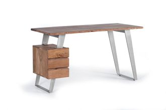 Giner&Colomer Escritorio de madera de mango y metal