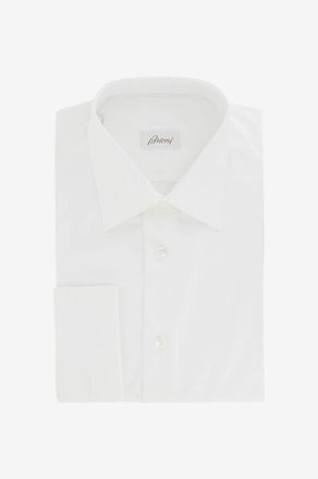 Brioni Langarm-Hemd aus Popeline Brunico