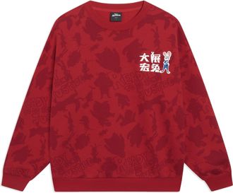Li-Ning x Disney Zootopia All-Over Print Sweatshirt Red AWDT537-1