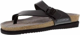 Mephisto Womens Helen Sandal In Black Sandanyl
