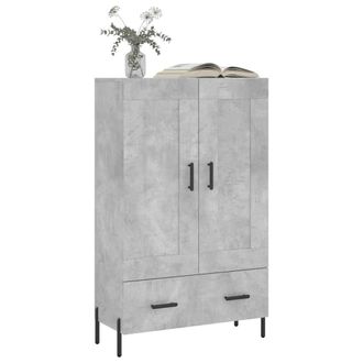 Berkfield Home Highboard Concrete Grey 69.5x31x115 cm Engineered Wood