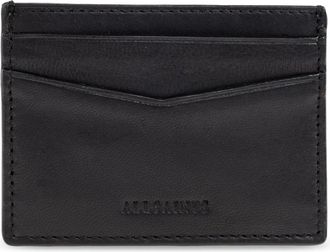 AllSaints Wallets & Cardholders, male, Black, Size: ONE SIZE Delph Leather Cardholder