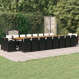 vidaXL Furniture Limited - Set De Comedor Jard&iacute;n 21 Pzas Con Cojines