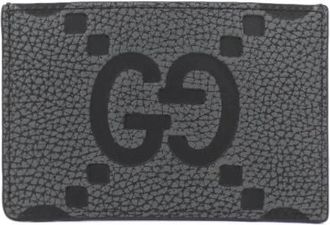 Gucci Pre-owned Wallets, male, Gray, Size: ONE SIZE Pre-owned Leather wallets