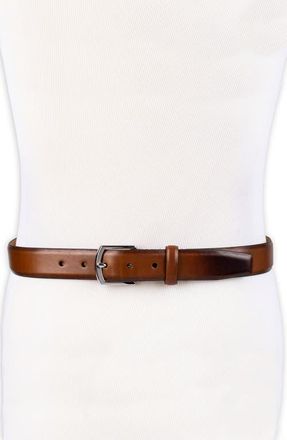 Cole Haan Lewis Burnished Leather Belt in British Tan at Nordstrom, Size 32