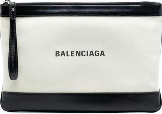 Balenciaga Pre-owned Balenciaga Canvas Navy Clip M 638744A.9260A.TA.528147