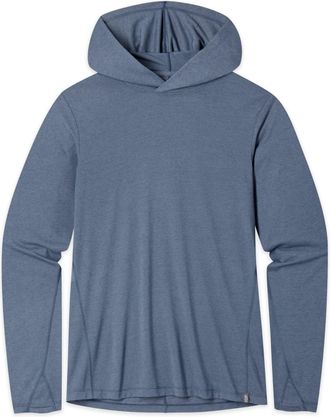 Stio | Mens Divide Hooded Pullover, Size Extra Large in Vintage Indigo Heather