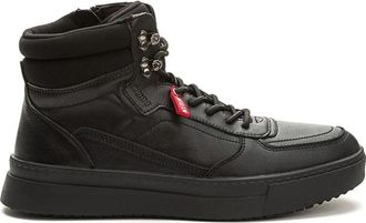 Keddo Zwarte Casual Enkellaarsjes voor Mannen - Heren - Veterlaarzen - Zwart - 41 EU - Wol - Schoenen