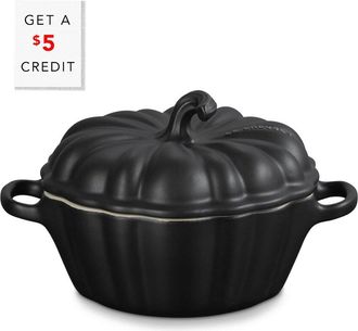 LE CREUSET Pumpkin Mini Cocotte With $5 Credit