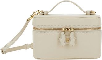 Marc Jacobs Tassen, Dames, Wit, ONE Size, Leer, The E/W Vanity Bag