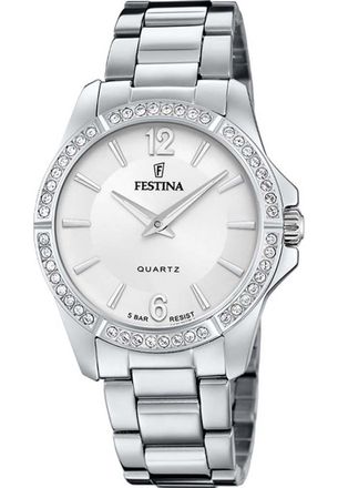 Festina Womens F20593-1 Ladies Mademoiselle Watch - Silver - One Size
