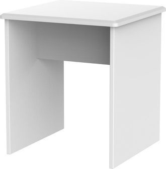 Welcome Furniture Cairo Ready Assembled Lamp Table - White - Welcome Furniture | TJ Hughes