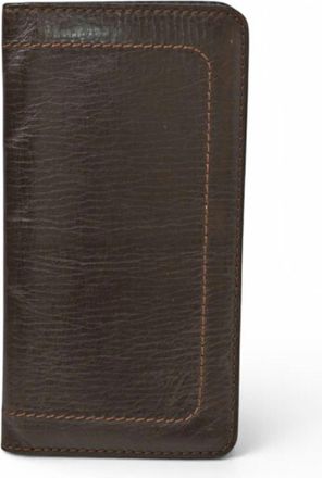 Louis Vuitton Utah Coffee Dark Brown Utah Leather Long Wallet (Bi-Fold) (Pre-Owned)