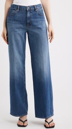 Frame Denim The Off Duty Stroll Wide Leg Jeans in Garda at Nordstrom, Size 25