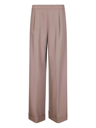 Stefano Mortari pleated cuffed trousers - Pink