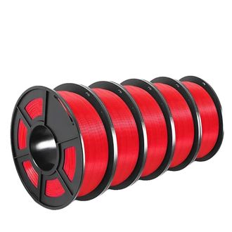 OEM Filamento 3d, Alta Resistencia, Sin Burbujas, Petg Rojo 5