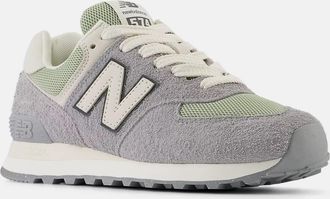 New Balance 574 WL574GA2 Sneakers Womens Slate Gray Suede Trainers Shoes TF6554