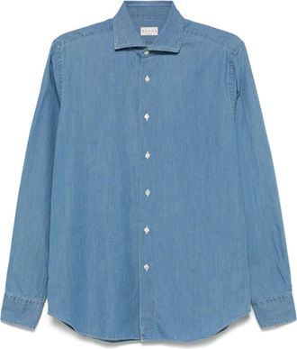 Xacus Camicia in cotone - Blu