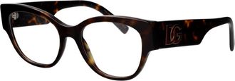Dolce & Gabbana Butterfly Optisch Montuur - unisex - Brillen - Bruin - 51 MM - Accessoires