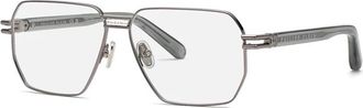 Philipp Plein Demo Rectangular Mens Eyeglasses VPP114M 0509 58