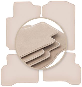 OEM Alfombrillas Beige Premium Para Suzuki Grand Vitara Ii 3 Puertas 2005-2014